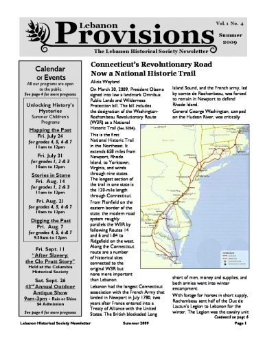 Summer 2009 Newsletter